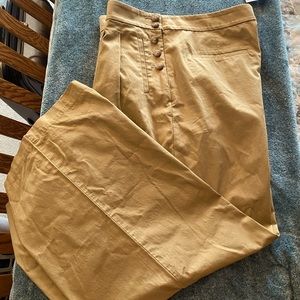 Loft pleated wide leg pants. New with tags
